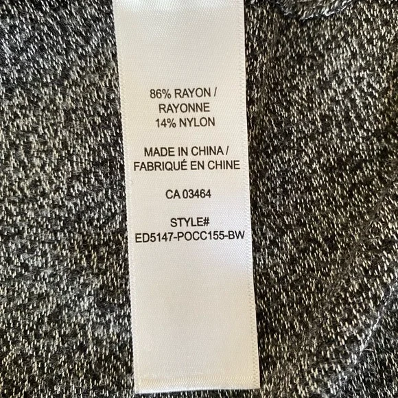 😍3/$20  Ricki’s Plus Sz XXL Scoop Neck Salt & Pepper Knit Long Sleeve Sweater - Picture 7 of 7